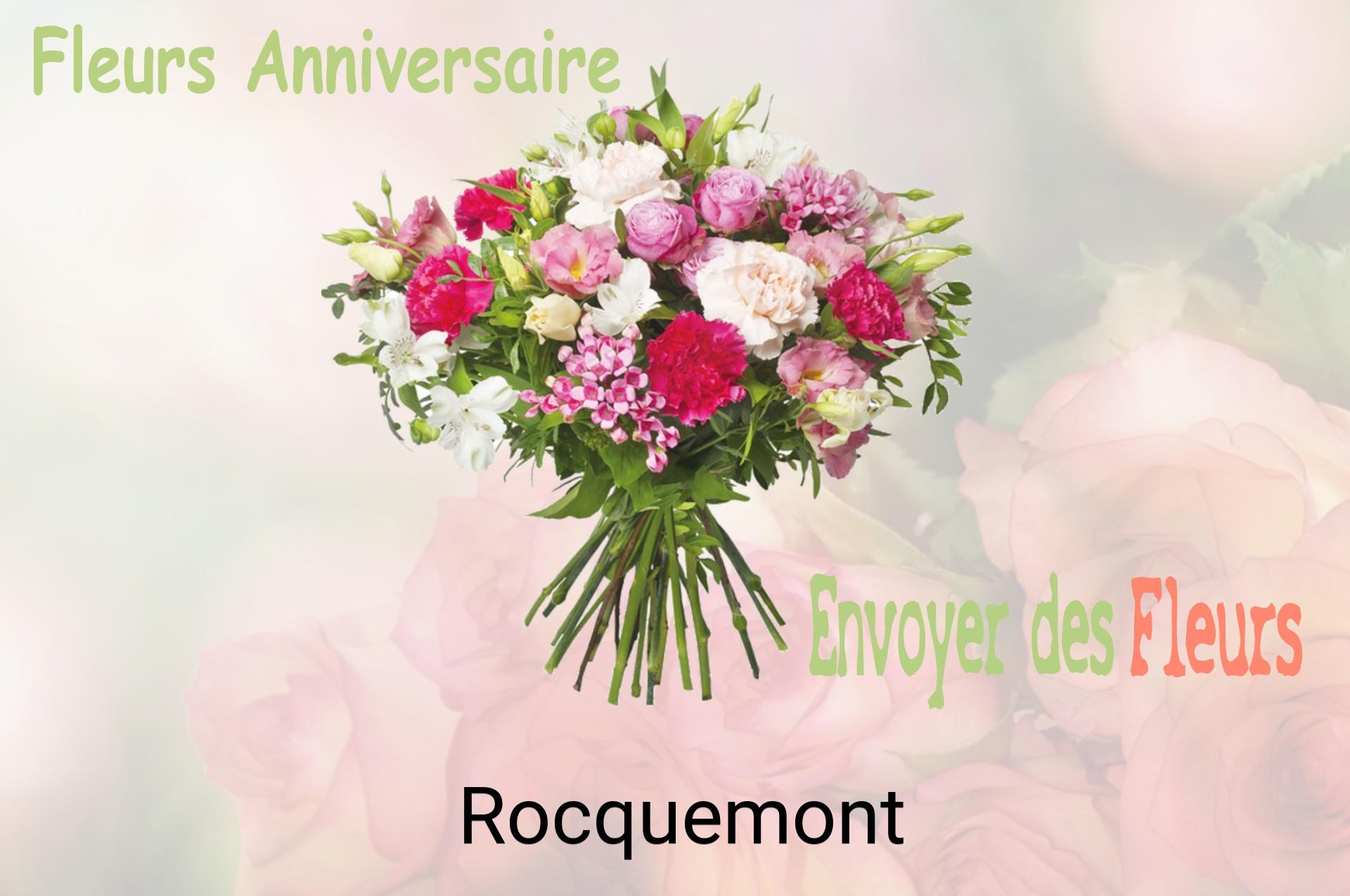 Bouquet de fleurs d’anniversaire livré à Rocquemont