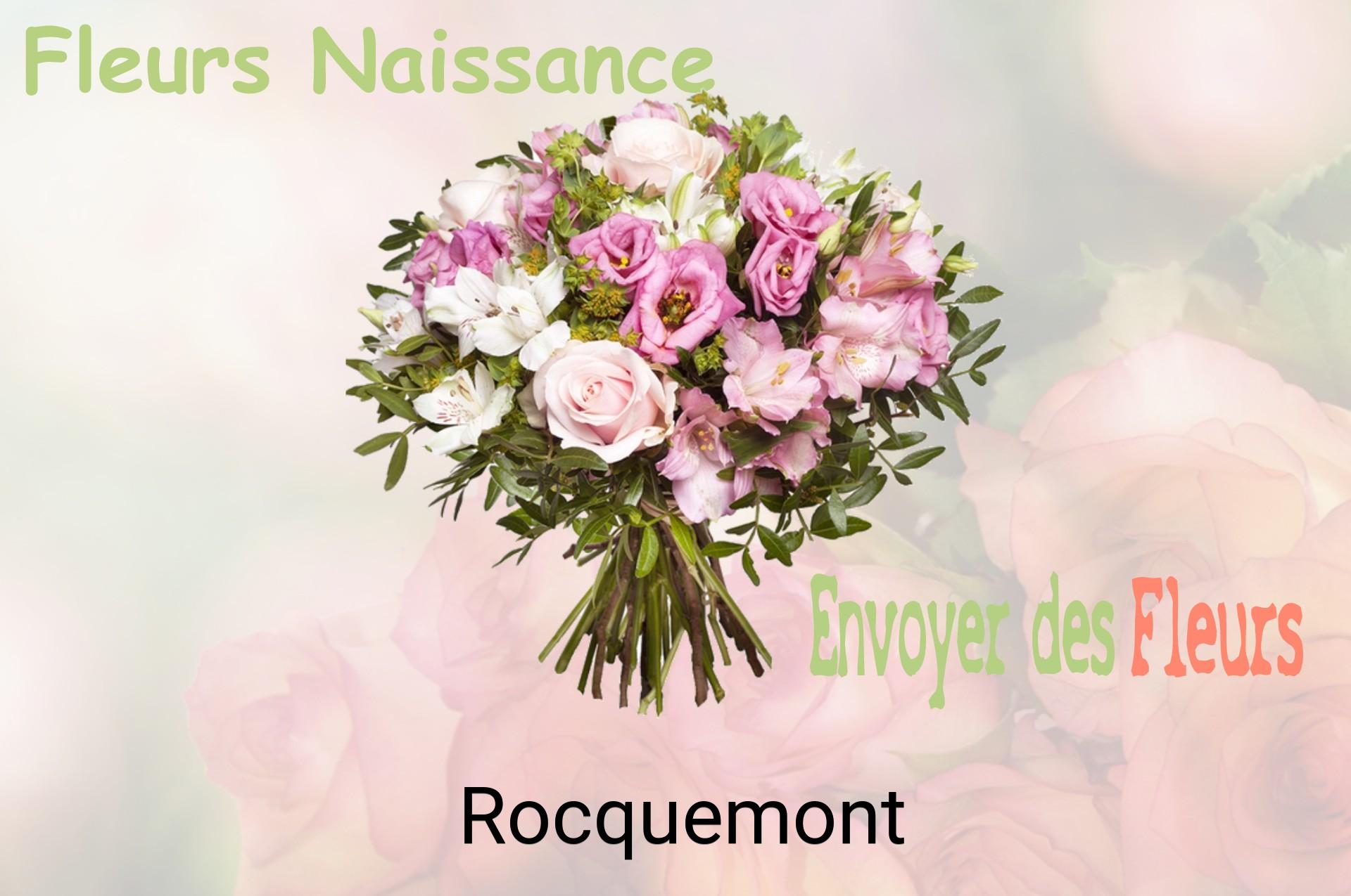 Bouquet de fleurs de naissance livré à Rocquemont